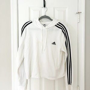 White Adidas Hoodie
